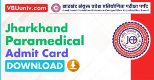 Jharkhand Paramedical Admit Card